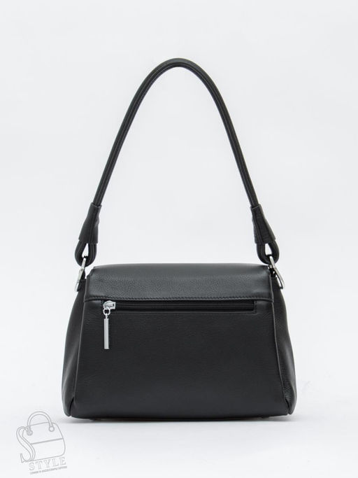 Сумка женская кожаная 2617-1YP black Polina&Eiterou