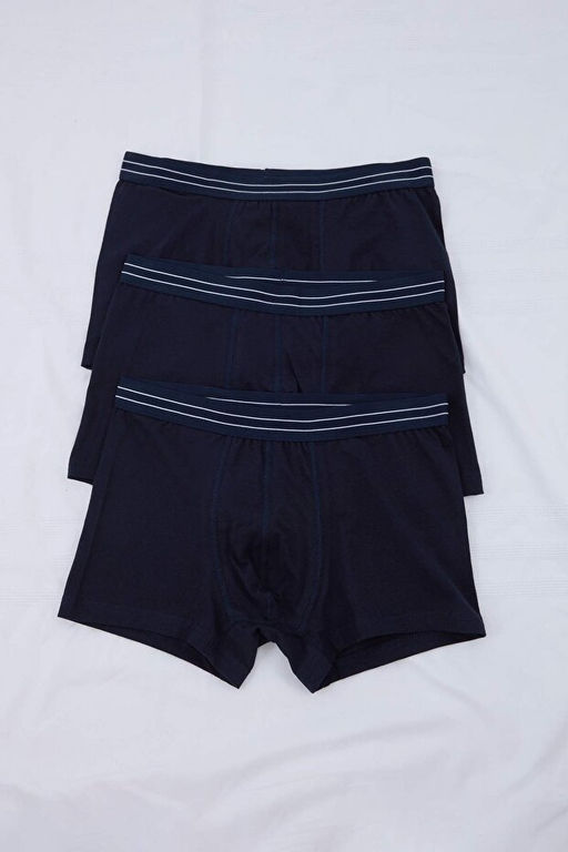 Lacivert D_z _izgili Lastikli 3l_ Paket Boxer TMNSS23BX00016