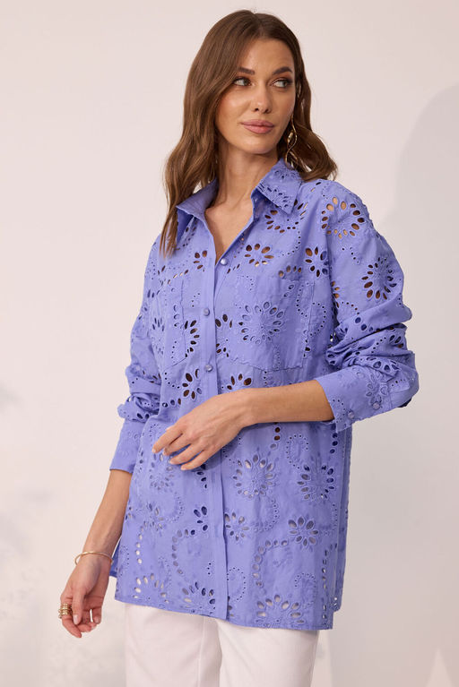 Блуза LYUSHe 4050 лаванда  фото 5