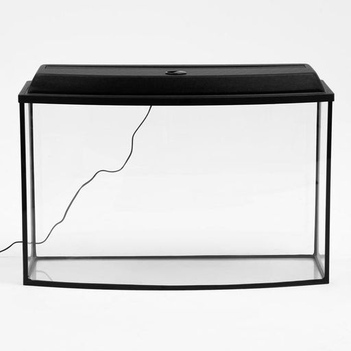 Аквариум Телевизор с крышкой, 120 литров, 80 х 32,5 х 50/55 см, чёрный - Пижон фото 2