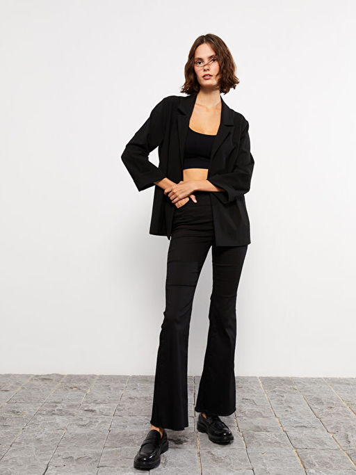 Dar Fit D?z Gabardin Kad?n Pantolon