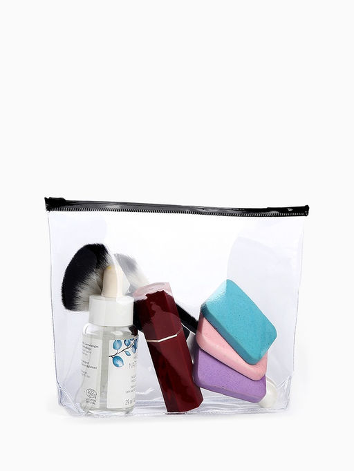 Цена за 3 шт. Косметичка для бассейна с застёжкая зип-лок, чёрная - Simaland фото 4