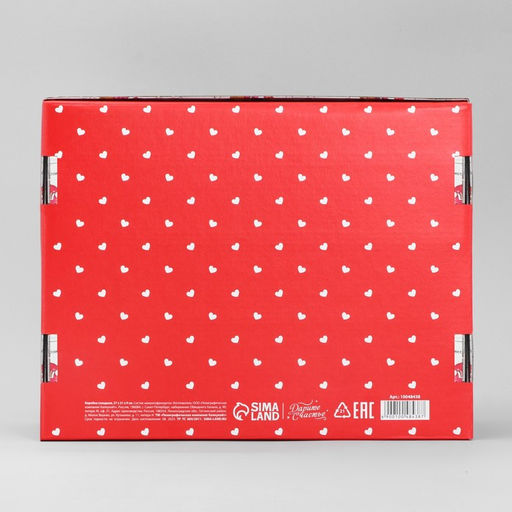 Коробка подарочная складная, упаковка, «Любовь», 27×21×9 см