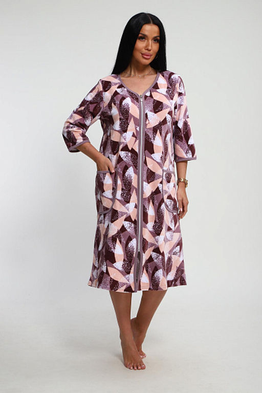 Халат велюровый на молнии (941-6) - Плиона фото 205