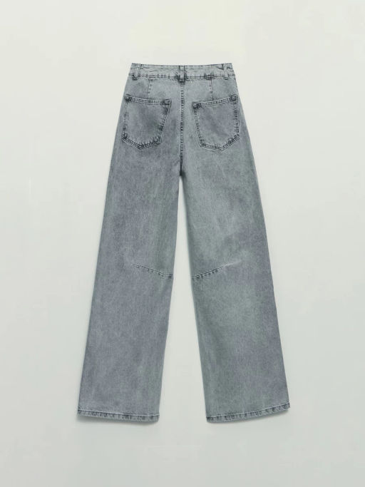 Джинсы wide leg с высокой посадкой / Zarina