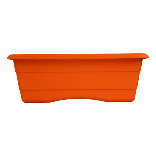 Ящик балконный для цветов, 10 л, 47×22×16.5 см, пластиковый, цвет терракот