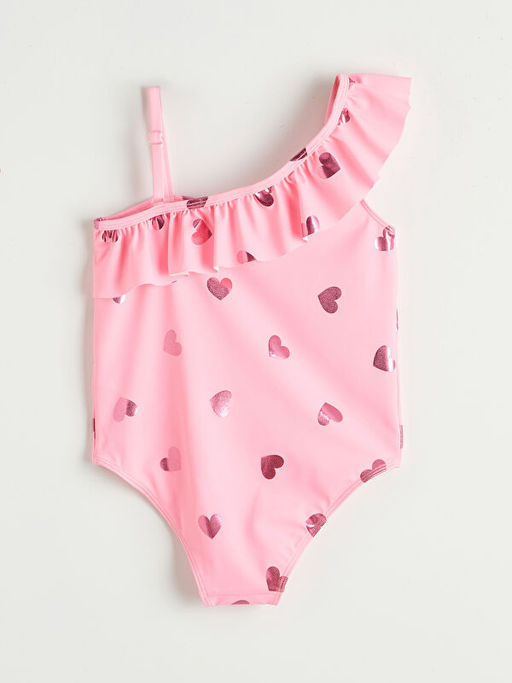 F?rf?rl? Kalp Desenli K?z ?ocuk Mayo