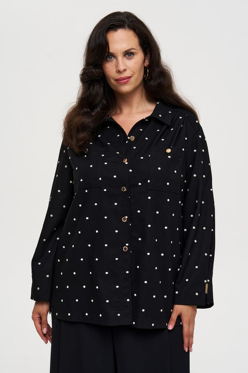 Рубашка Фачинелли черный - Intikoma фото 9