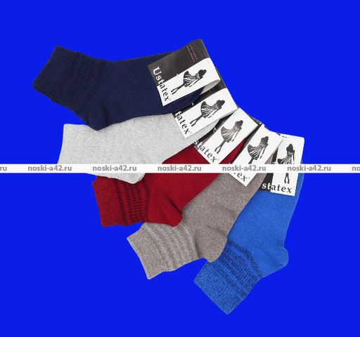 Цена за 10 пар. ЮстаТекс носки женские 2с15 СПОРТ ассорти 23-25 - Юста-текс фото 86
