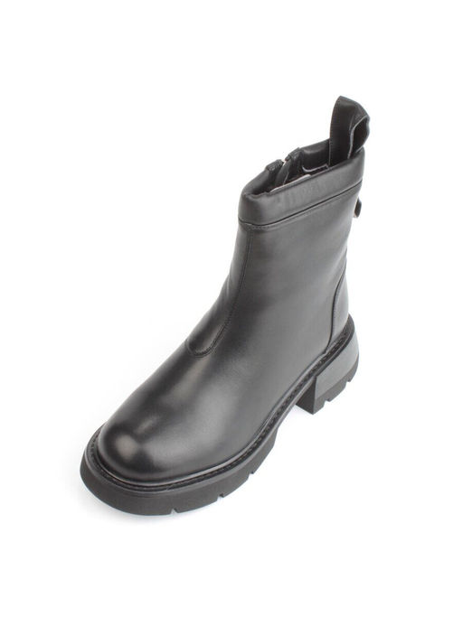 04-M3-L860 BLACK Ботинки зимние женские (натуральная кожа, натуральный мех) - Фабричный китай фото 5