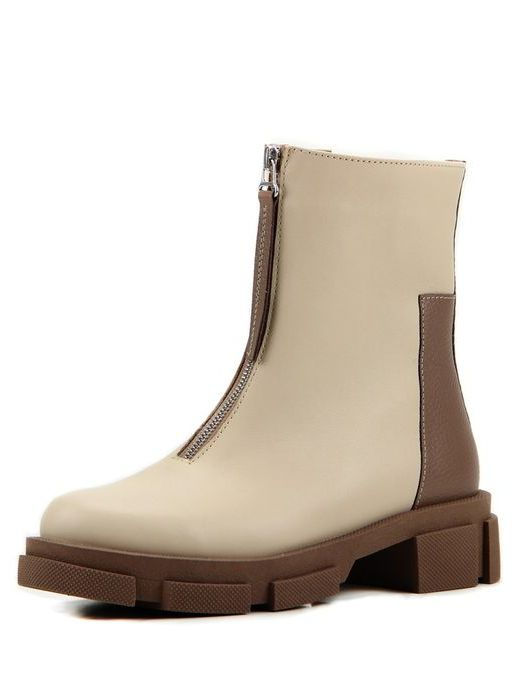 Ботинки EDART 325.L.21074 nut. Бежевый-кокао флотер/шерсть