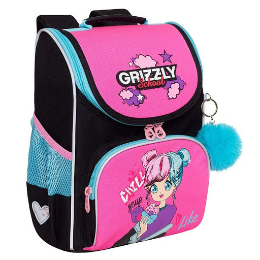 RAm-484-6 Рюкзак школьный с мешком - Grizzly фото 28
