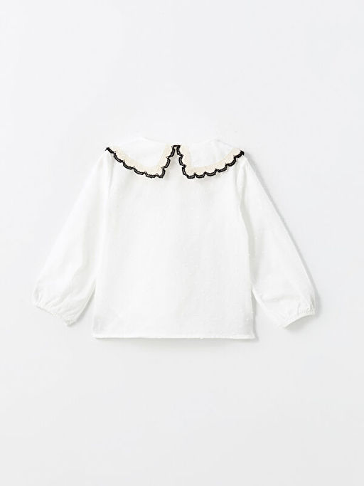 Bisiklet Yaka Uzun Kollu K?z Bebek G?mlek - Waikiki фото 2