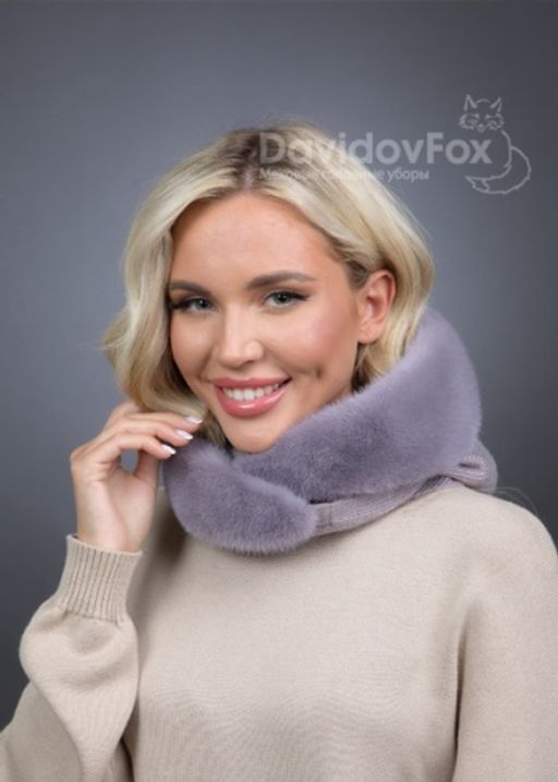 ВИДЕООБЗОР Платок Трикотаж Норка Чертополох - Davidovfox фото 3