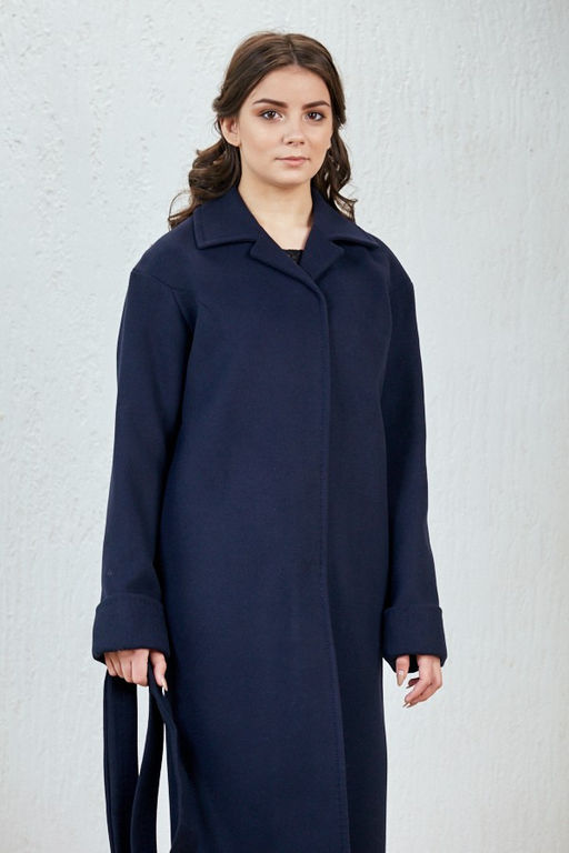Пальто 18570 (т.синий)