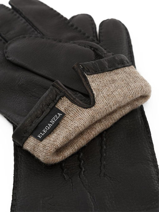 Перчатки мужские 100% ш HS626 black - Eleganzza фото 3