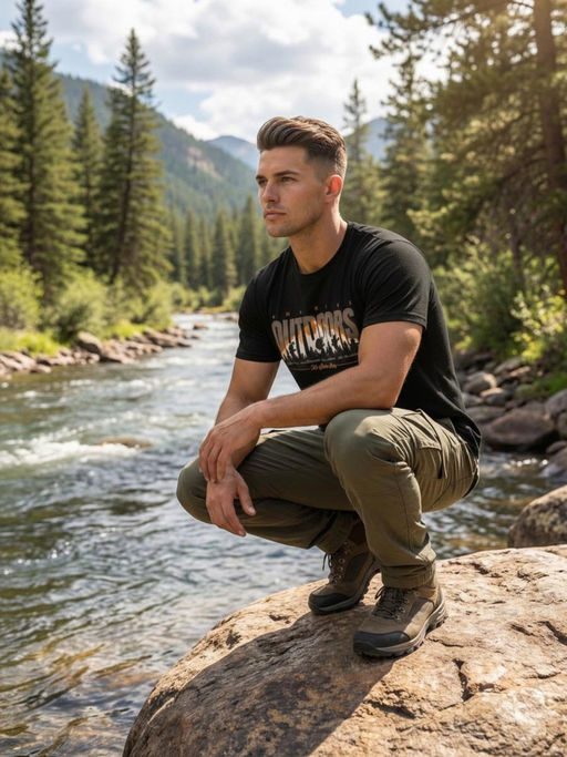 Футболка мужская арт. 02285/Outdoors - F5 фото 3