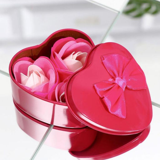 Цена за 2 шт. Мыльные розочки, трёхцветные, набор 3 шт. - Simaland фото 4