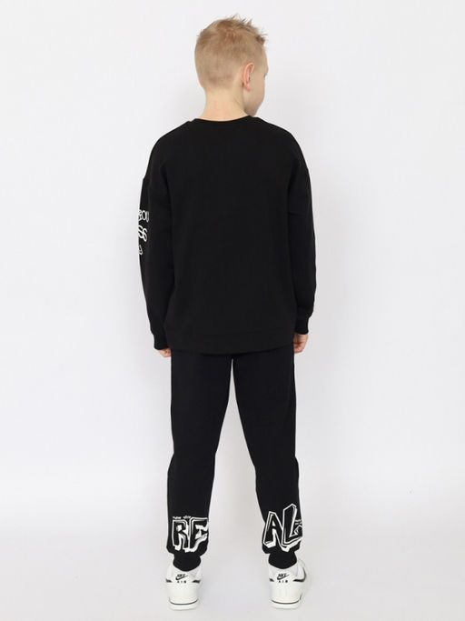 CRB wear/CSJB 70462-22-393 Брюки для мальчика,черный/Ex.Cherubino  фото 6