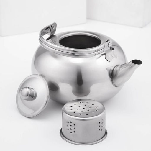 Заварочный чайник «Арес», 1.5 л, с ситом, нержавеющая сталь