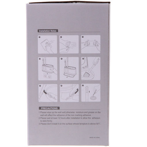 Ерш с креплением на стену "Стиль" 40 см, силиконовая щетка 8626