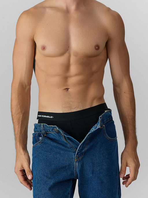 Цена за 2 штуки! Трусы боксеры мужские черные - Mark formelle фото 6