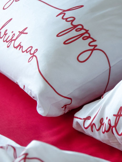 Постельное бельё евро «Этель» Christmas letter, бязь