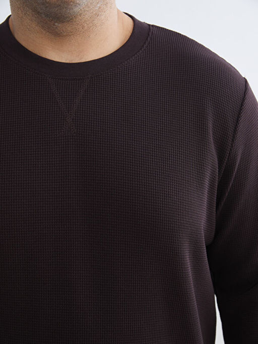 Bisiklet Yaka Erkek Sweatshirt