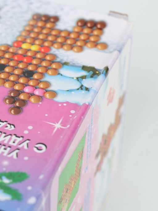 УЦЕНКА Аквамозаика "Снежная баночка", олененок, более 200 шариков