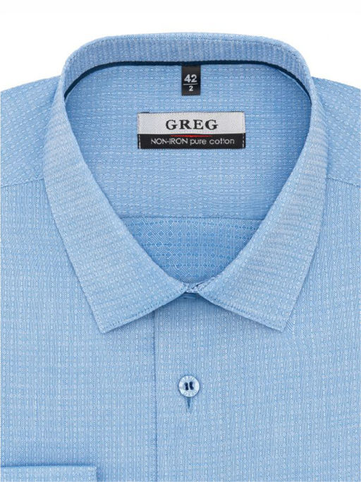 Сорочка мужская длинный рукав GREG 215/231/3352/Z/1p_GB  фото 3