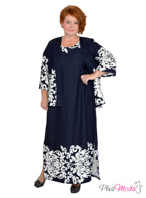 Костюм Модель №1086 размеры 44-84 - Plusmoda фото 10