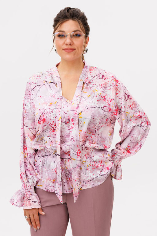 Блуза ANELLI 1694 фьюжен фуксия