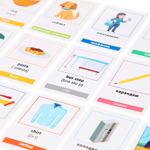 Развивающий набор 300 первых слов на английском - Iq-zabiaka фото 3