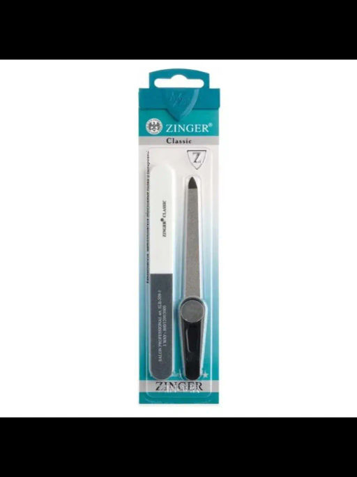 ZINGER Набор SIS-02 для маникюра 2 предмета /полировка+пилка металлическая/
