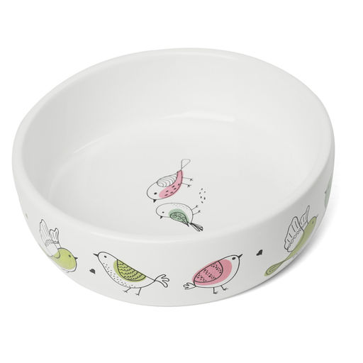 Миска керамическая "Птички", 0,35л