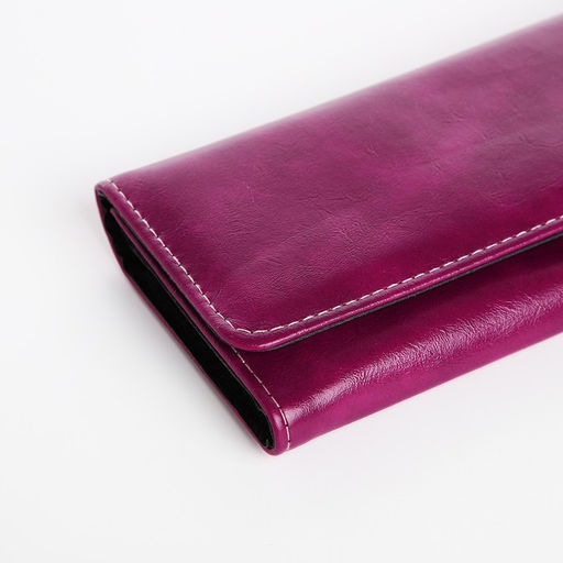 Кошелёк на кнопке, цвет фиолетовый - Simaland фото 3
