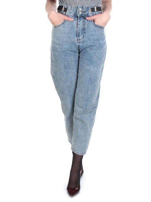 7958 BLUE Джинсы женские AMG JEANS (98% хлопок, 2% лайкра) - Фабричный китай фото 2