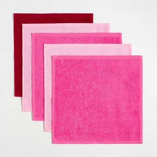 Салфетки махровые Этель. Богиня, 5 шт., 30?30 см, хлопок 100%, розовые  фото 3