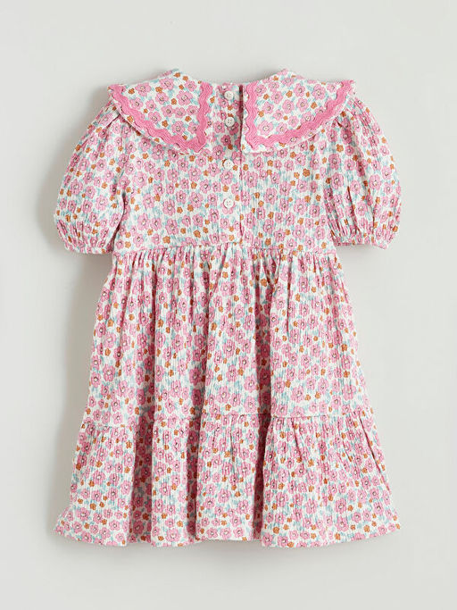 ?i?ekli K?z ?ocuk Elbise