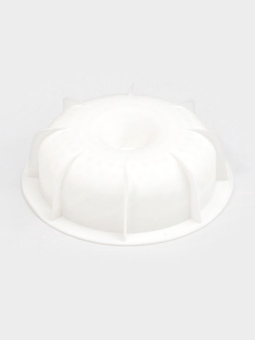 Форма для муссовых десертов и выпечки Доляна Снежная гора, силикон, 18,8?5,5 см, цвет белый  фото 2