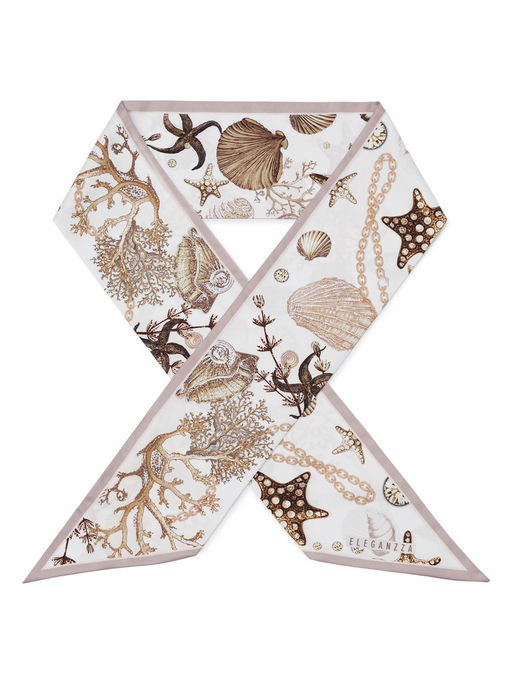 Шарф жен. шелк 10х125 E04-8449-21