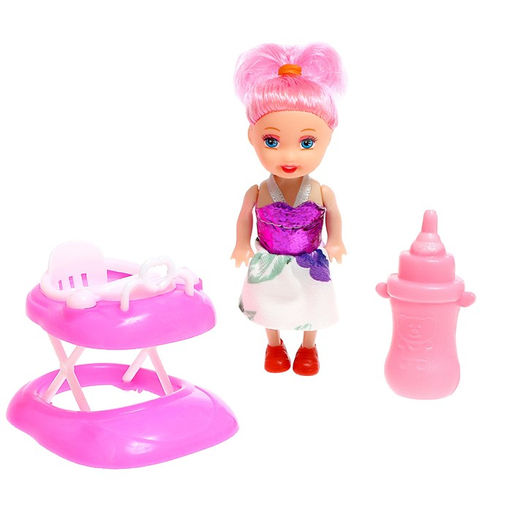 Кукла малышка Ева с аксессуарами, МИКС - Simaland фото 15
