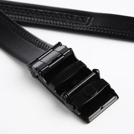 Ремень мужской, ширина 3,5 см, автомат, цвет чёрный - Simaland фото 2