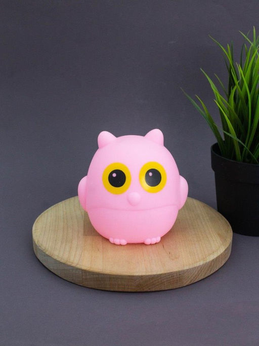 Ночник iLikeGift "Little owl", pink (9*10 см)