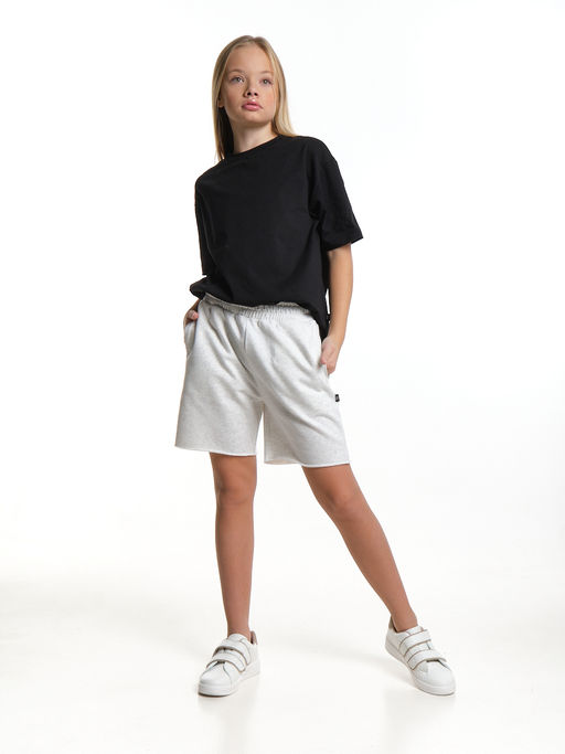 Шорты для спорта для девочки свободные отрезные 22-7677 красный - Mini maxi фото 24