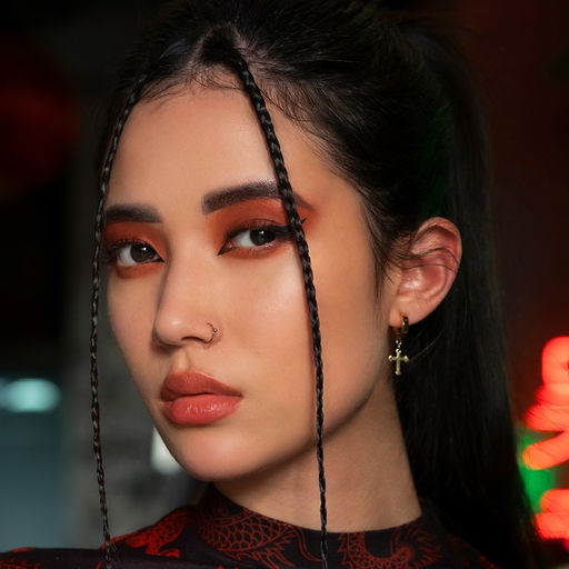 Серьги-кольца Крестики мини, d=1,3 см, цвет золото - Queen fair фото 3