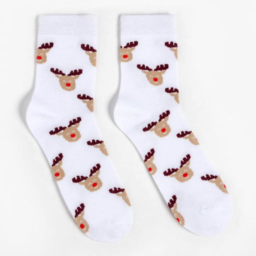 Новогодний подарочный набор KAFTAN Happy Year, носки р-р 36-39 (23-25 см), маска  фото 14