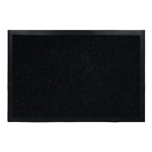 Коврик влаговпитывающий ребристый 60*90 см "TRIP" черн. арт. 24196 VORTEX