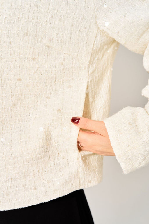 Жакет LAIKONY 304-1 сливочный фото 4