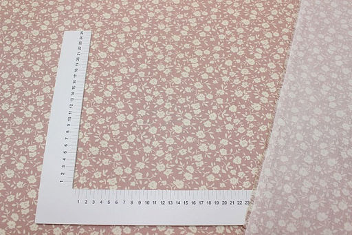 Муслин Премиум двухслойный гладкий Нежные грезы цв.пыльно-розовый, ш.2.5м, хлопок-100%, 130гр/м.кв - Купава фото 3